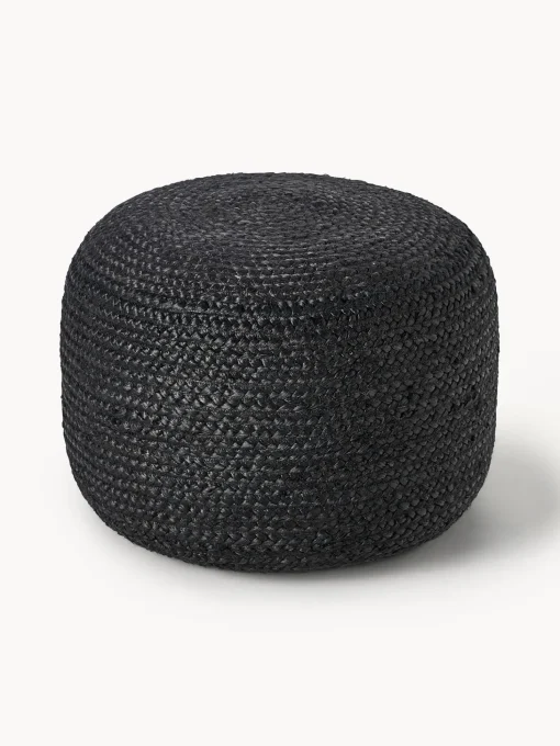 Puff Artesanal De Yute Bono, Estilo Boho