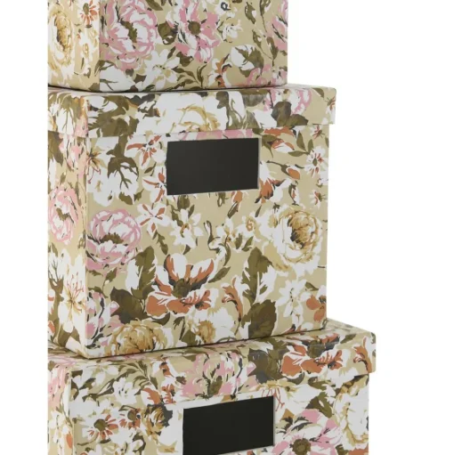 Set De Cajas Rose, 3 Uds.