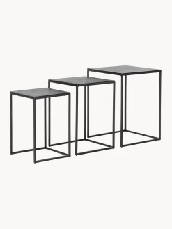 Set De Mesas Auxiliares De Metal Dwayne, 3 Uds.