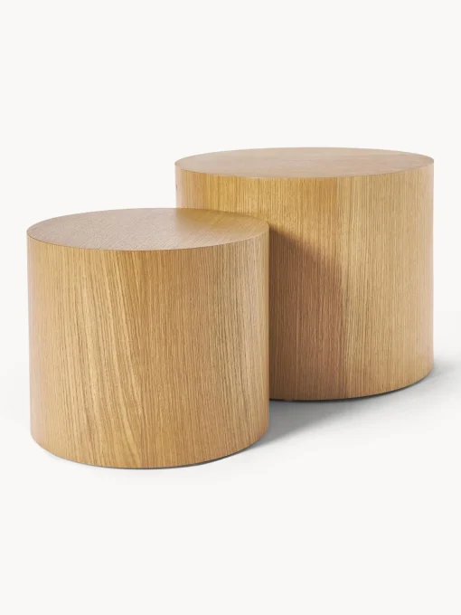 Set De Mesas De Centro De Madera Dan, 2 Uds.