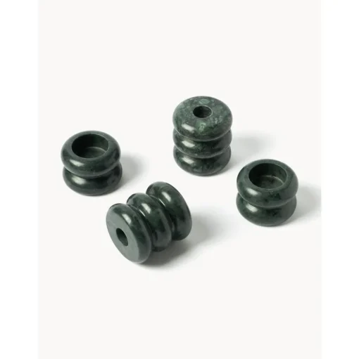 Set De Portavelas Y Candelabros 2En1 De Marmol Orta, 2 Uds.