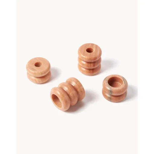 Set De Portavelas Y Candelabros 2En1 De Marmol Orta, 2 Uds.