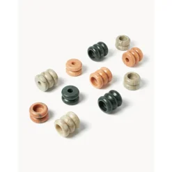 Set De Portavelas Y Candelabros 2En1 De Marmol Orta, 2 Uds.