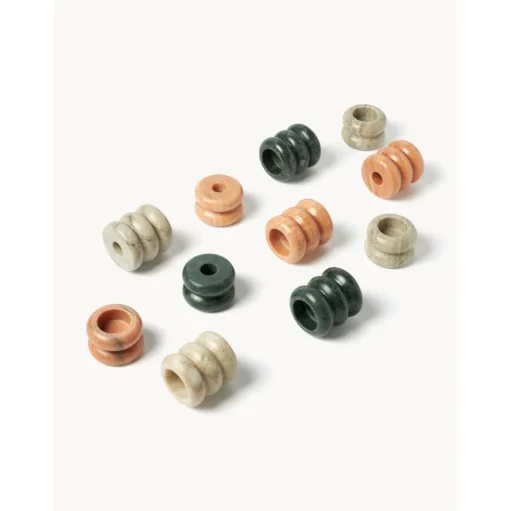 Set De Portavelas Y Candelabros 2En1 De Marmol Orta, 2 Uds.