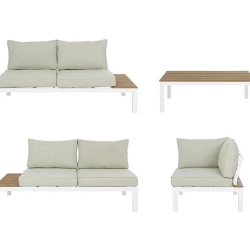 Set Lounge De Exterior Elias, 4 Pzas.