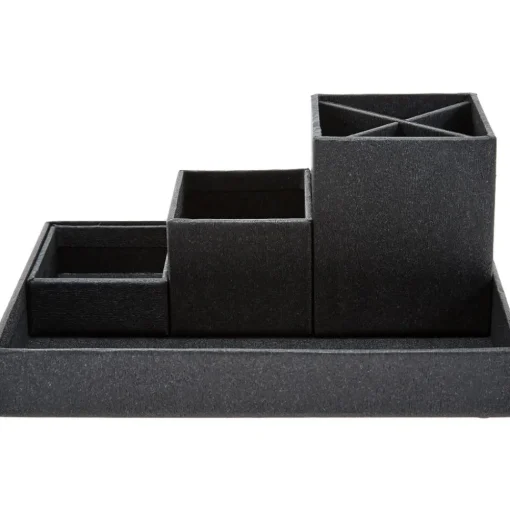 Set Organizador De Escritorio Lena, 4 Pzas.