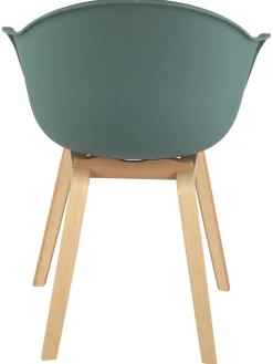 Silla Con Reposabrazos De Plastico Claire
