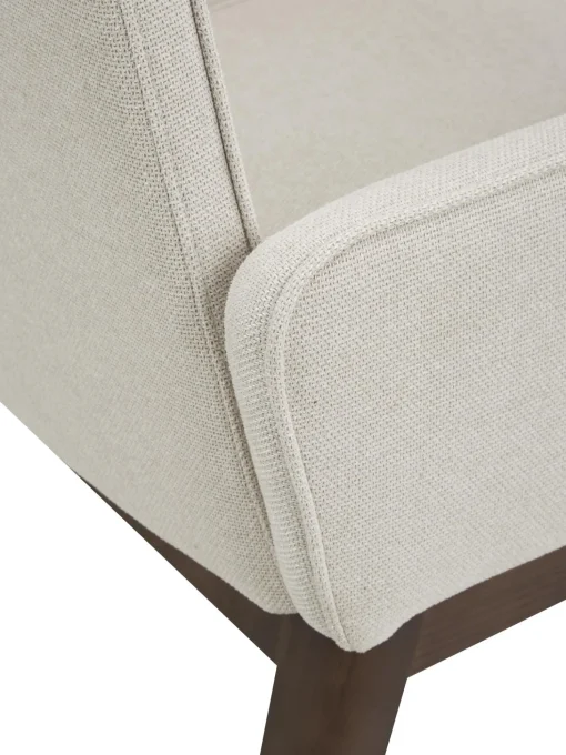 Silla Con Reposabrazos Tapizada Koga