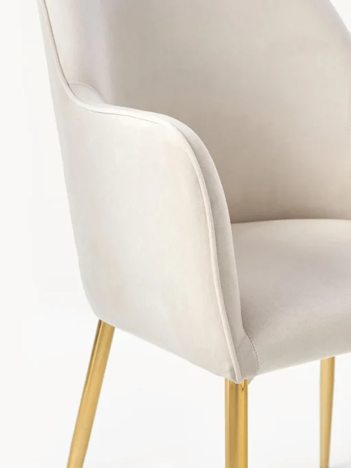 Silla Con Resposabrazos En Terciopelo Ava