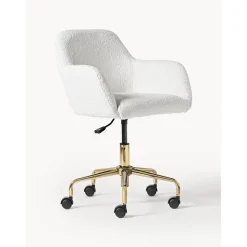 Silla De Escritorio En Tejido Boucle Lucie