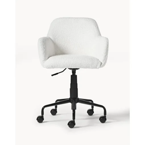 Silla De Escritorio En Tejido Boucle Lucie