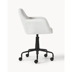 Silla De Escritorio En Tejido Boucle Lucie