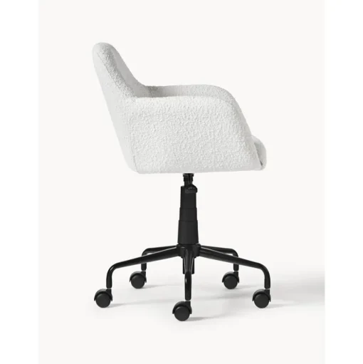 Silla De Escritorio En Tejido Boucle Lucie