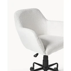 Silla De Escritorio En Tejido Boucle Lucie