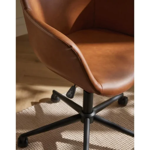 Silla De Oficina De Cuero Sintetico Fiji