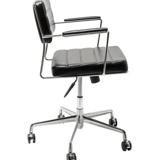 Silla De Oficina De Cuero Sintetico Dottore