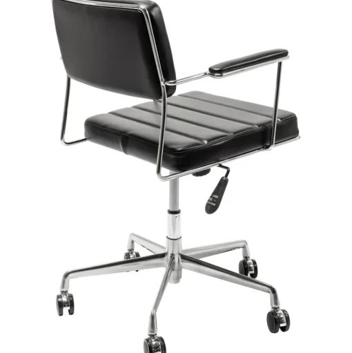Silla De Oficina De Cuero Sintetico Dottore