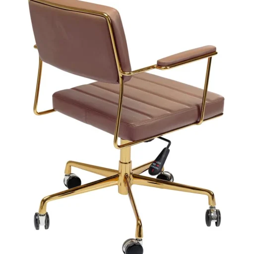 Silla De Oficina De Cuero Sintetico Dottore