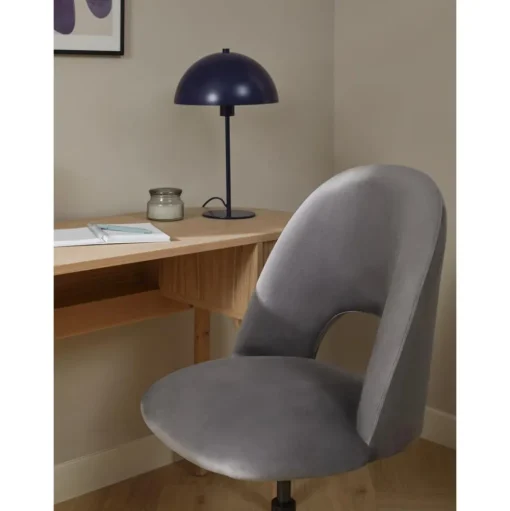 Silla De Oficina De Terciopelo Rachel, Altura Regulable