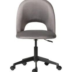 Silla De Oficina De Terciopelo Rachel, Altura Regulable