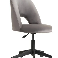 Silla De Oficina De Terciopelo Rachel, Altura Regulable