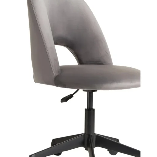 Silla De Oficina De Terciopelo Rachel, Altura Regulable
