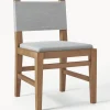 Silla Tapizada De Madera Liano