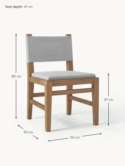 Silla Tapizada De Madera Liano