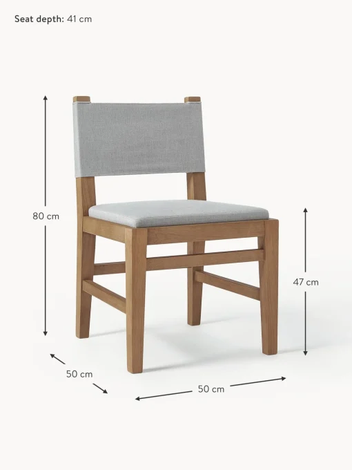 Silla Tapizada De Madera Liano