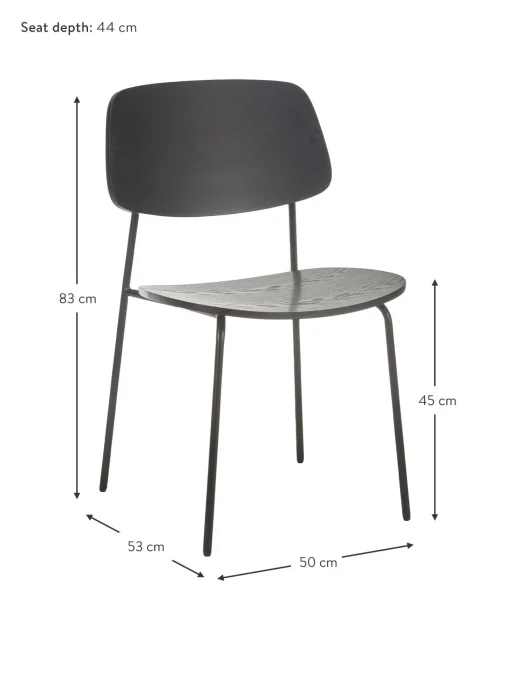 Sillas De Madera Nadja, 2 Uds.