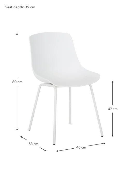 Sillas De Plastico Joe, 2 Uds.