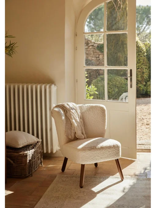 Sillon Coctel De Borreguillo Robine