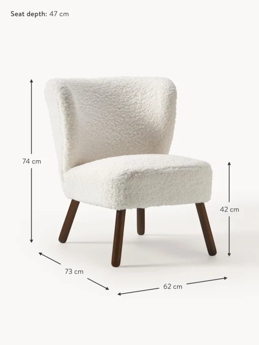 Sillon Coctel De Borreguillo Robine