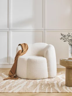 Sillon En Tejido Boucle Fleur