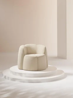 Sillon En Tejido Boucle Fleur
