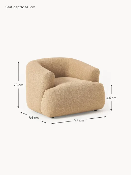 Sillon En Tejido Boucle Sofia