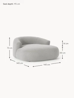 Sillon Lounge En Tejido Boucle Sofia