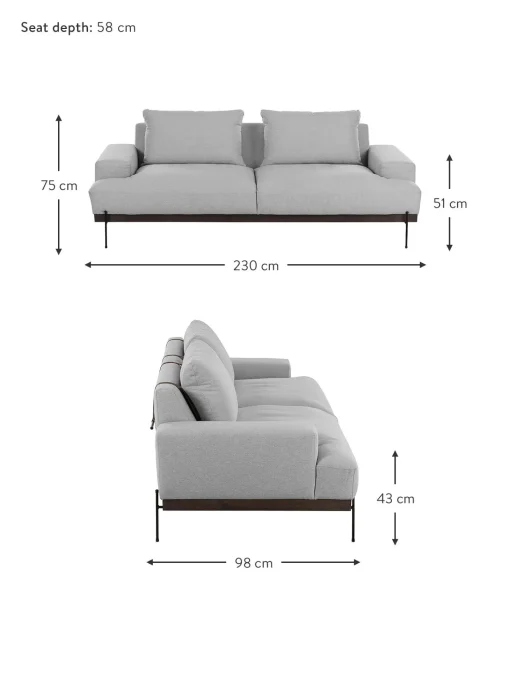 Sofa Brooks (3 Plazas)