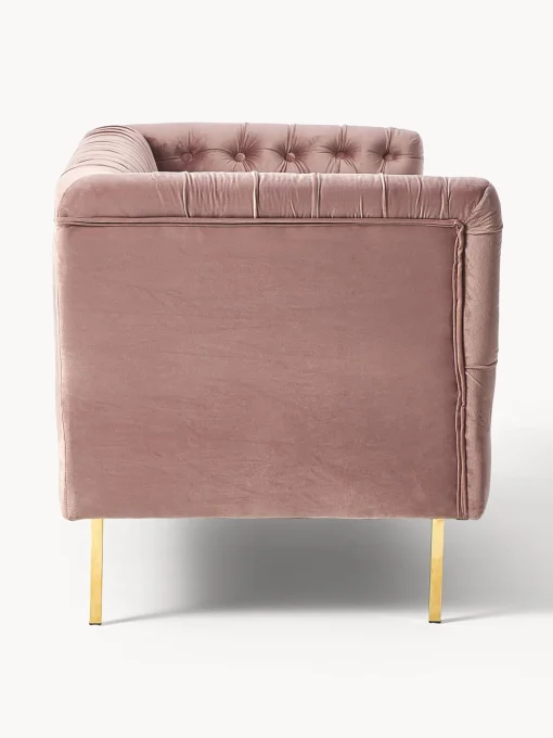 Sofa Chesterfield De Terciopelo Chiara (2 Plazas)