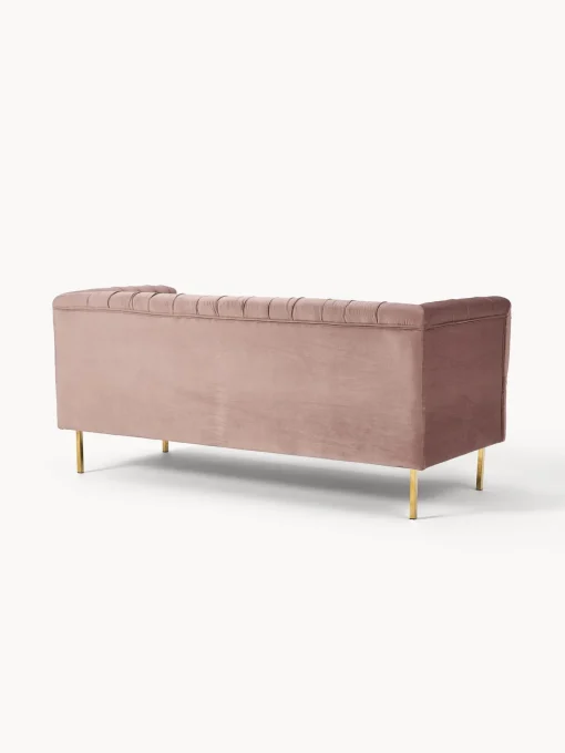 Sofa Chesterfield De Terciopelo Chiara (2 Plazas)
