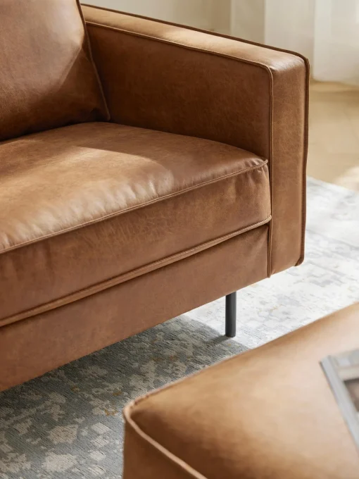 Sofa De Cuero Reciclado Hunter (3 Plazas)