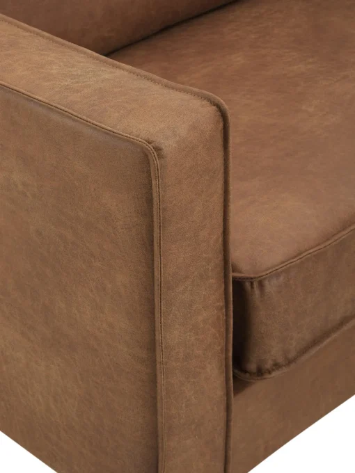 Sofa De Cuero Reciclado Hunter (3 Plazas)