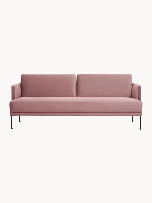 Sofa De Terciopelo Fluente (3 Plazas)