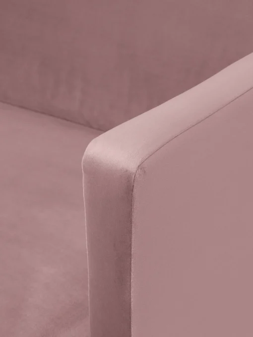 Sofa De Terciopelo Fluente (3 Plazas)