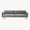 Sofa De Terciopelo Moby (3 Plazas)