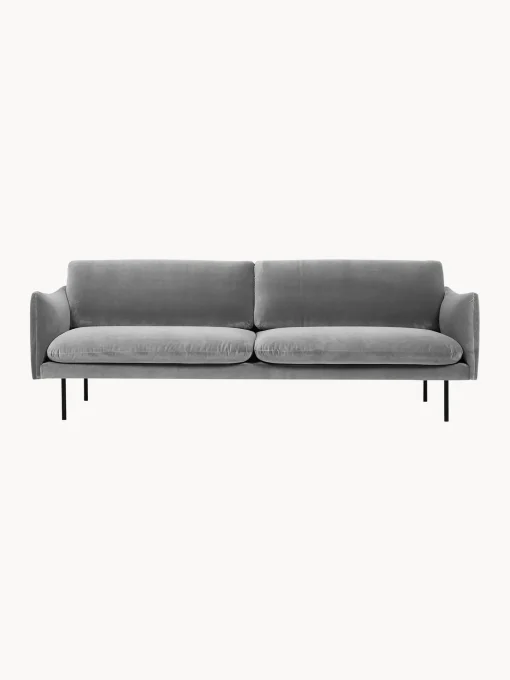 Sofa De Terciopelo Moby (3 Plazas)