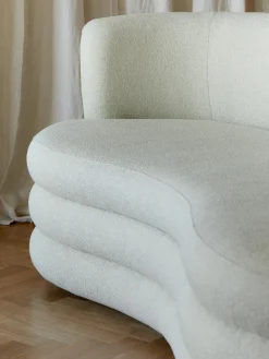Sofa En Tejido Boucle De Diseno Solomon (3 Plazas)