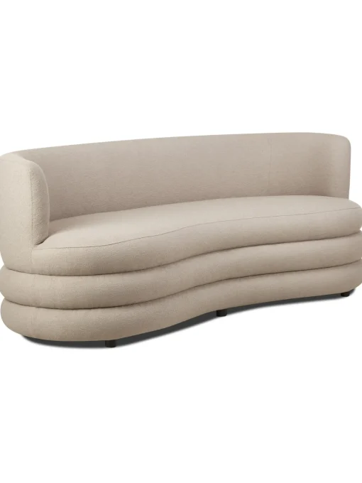 Sofa En Tejido Boucle De Diseno Solomon (3 Plazas)