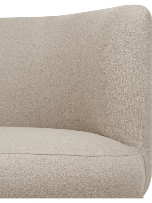 Sofa En Tejido Boucle De Diseno Solomon (3 Plazas)