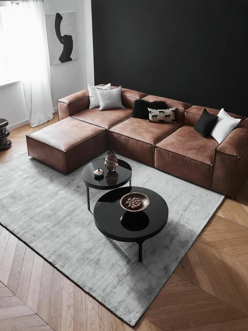 Sofa Modular De Cuero Reciclado Lennon (4 Plazas)